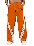 GORGLITTER Men's Baggy Wide Leg Sweatpants Y2K
