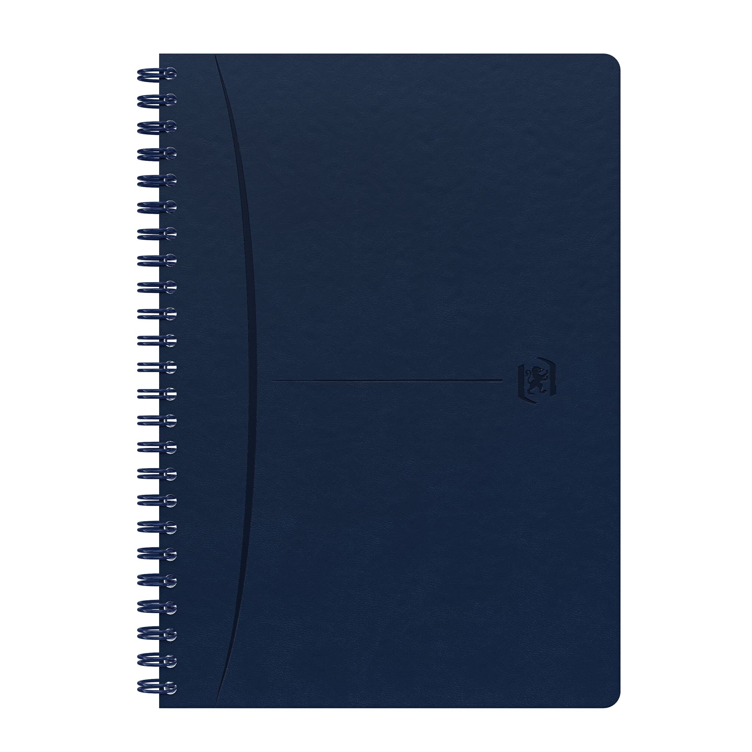Oxford Signature Notebook A5 Ruled 7 mm Margé 160 Pages Full Bound Imitation Leather Blue