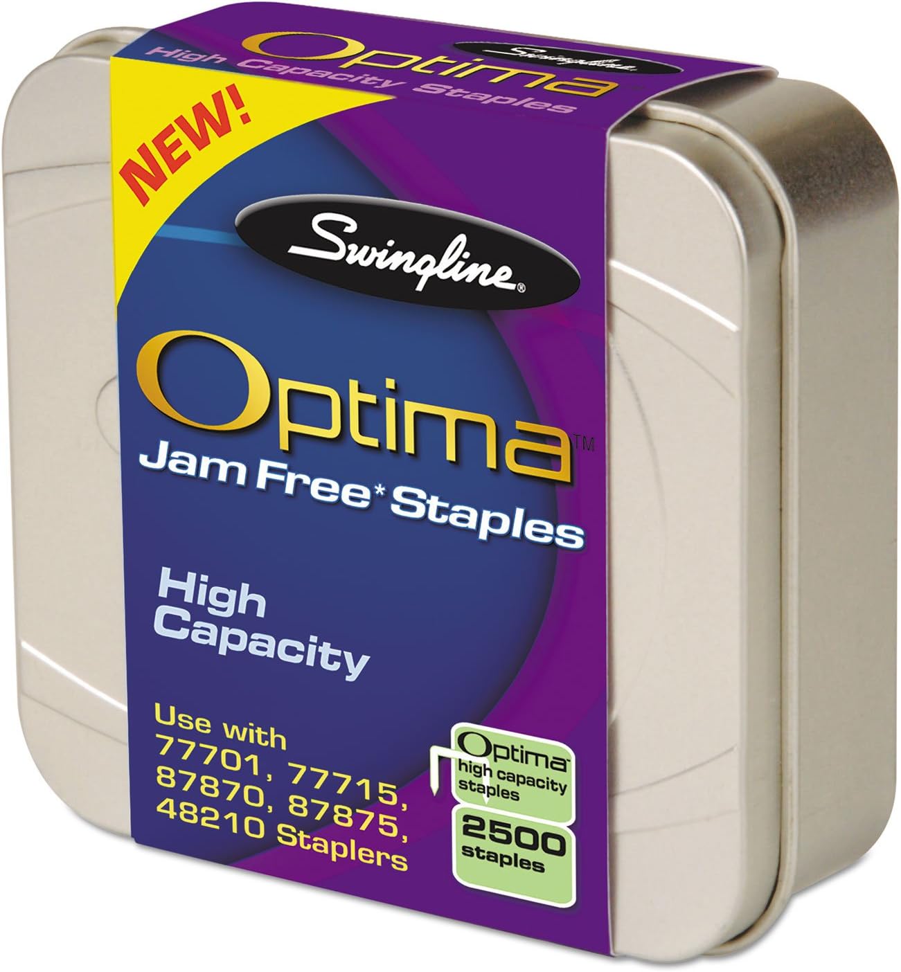 Swingline 35550 Optima HighCapacity Staples 3/8Inch Leg