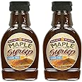 Nature's Hollow Sugar Free Syrup: Gluten Free and Keto Pancake Syrup - 25 Cals Per Serving Healthy Breakfast for Diabetics and Low-Carb Lovers - 8oz - 2 Pack Sugar Free Maple Syrup