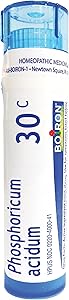 Boiron Phosphoricum Acidum 30C, 80 Pellets, Homeopathic Medicine for Concentration