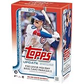 Topps 2025 MLB Update Series Baseball Trading Card Blaster Box (Exclusive Holiday Parallels)