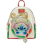 Loungefly Disney Lilo and Stitch Holiday Mini Backpack