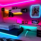 phopollo 30m RGB LED Strip Lights with App, Music Sync, IR Remote (2x15m) view 4