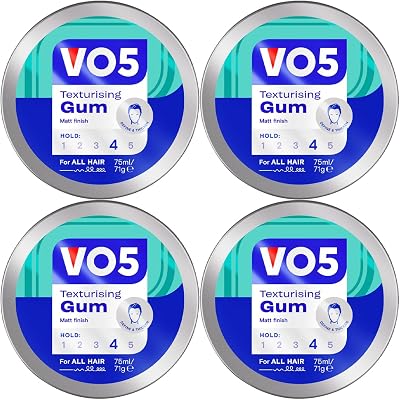VO5 Texturising Gum 75ml Hair Styling Matte Finish Long-Lasting Hold Definition