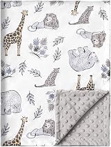 Soarwg Kids Baby Blanket 75x100cm OEKO-TEX Dotted Back Lion