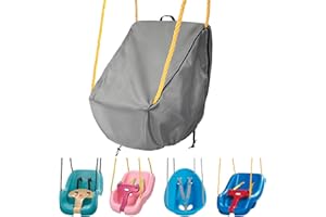 okcool Outdoor Toddler Swing Seat Cover for Little Tikes Baby Swing Seat,Outdoor Baby Swing Cover,A Wide Selection of Cute Colors and Patterns,Gray