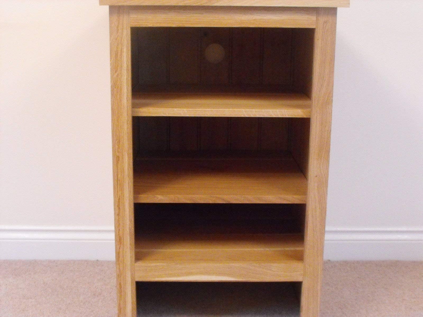 Small to Large Oak HiFi unit/stand with 2 or 3 shelves