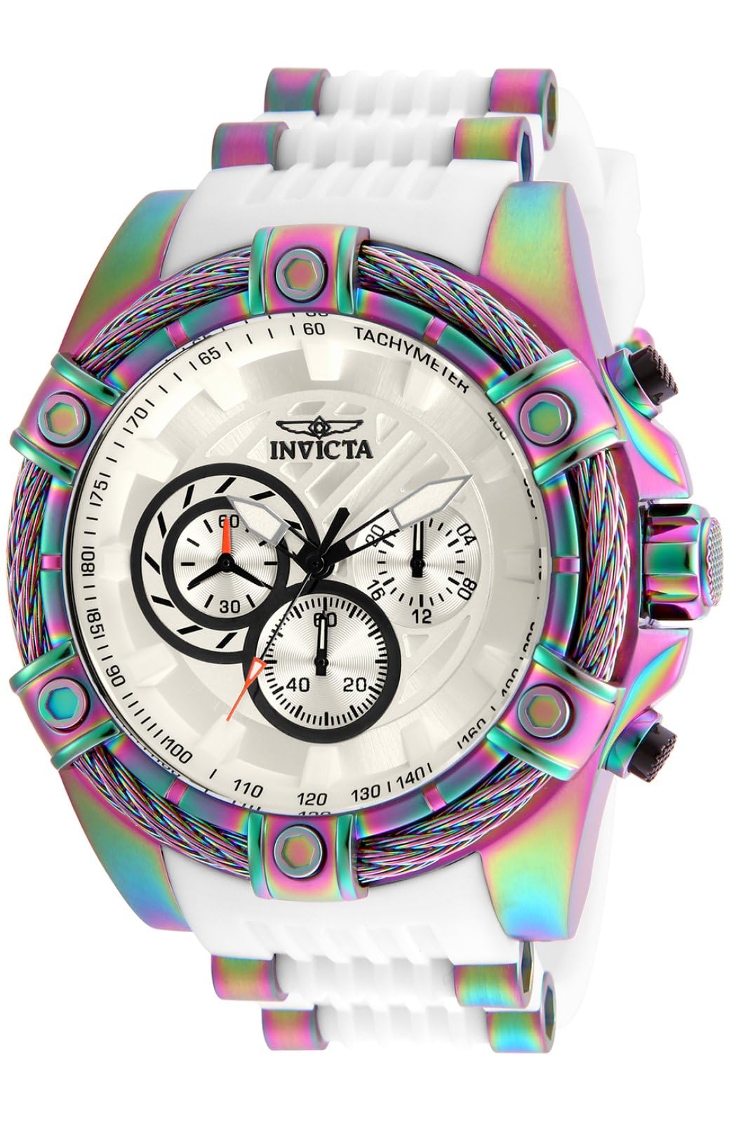 Invicta Men's 25530 Bolt Analog Display Quartz White Watch Image