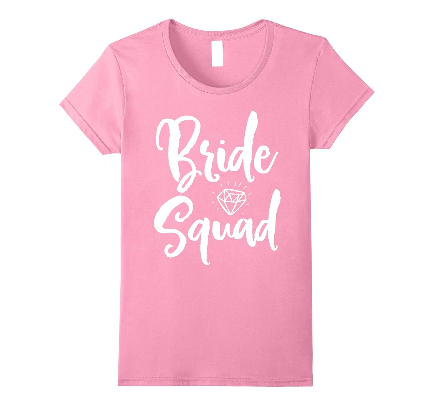 Womens Bachelorette Party Shirts Bride Squad Purple-Rose