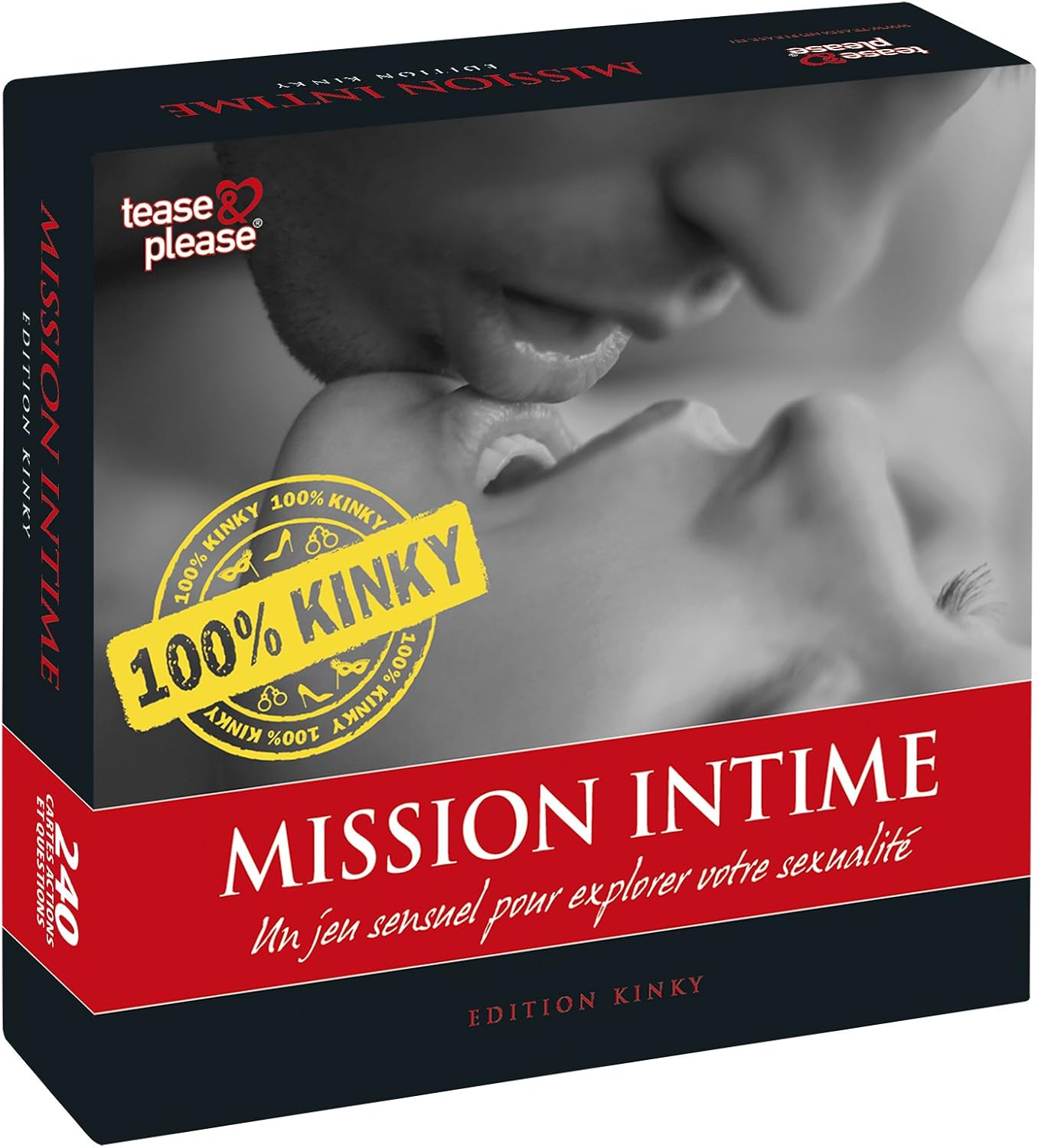 Tease & Please Mission Intime 100 Percent Kinky Edition Game, Multicolor