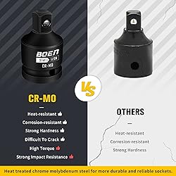 BOEN 6 Piece Impact Socket Adapter