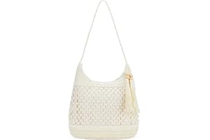 KISS SEA Straw Packable Large Mesh Beach Bag The Tote Hobo Bag Crossbody Purses Straw Bags for Women Travel Woven Beach Bag Handbag