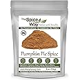 The Spice Way Pumpkin Pie Spice - 8 oz seasoning includes Cinnamon, Ginger, Nutmeg, Cloves & Allspice – Perfect for Baking