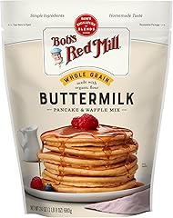 Bob's Red Mill Organic Buttermilk Pancake & Waffle Mix, 24 oz (Pack of 1) - Organic, Kosher, Packaging May Vary