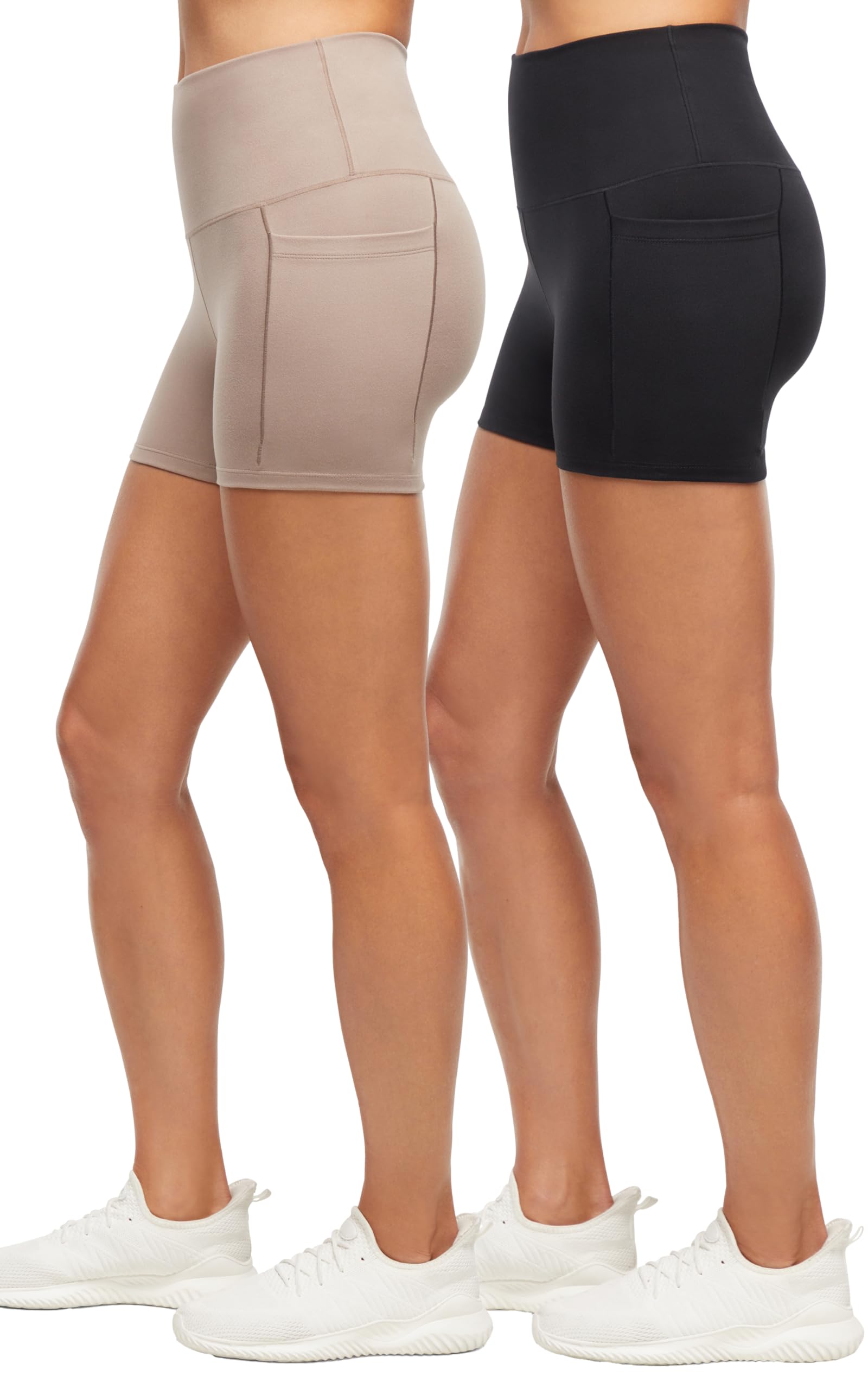 Photo 1 of ONLY THE TAN SHORTS -------------------- Zobha Women's Easy 3.5" Hottie Short 1-Pack, Cinder