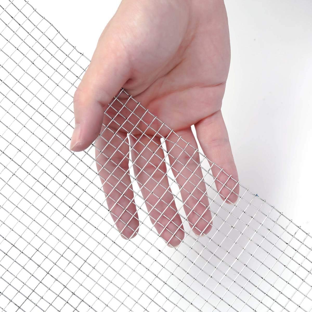 Tooca Hardware Cloth 1/4inch Chicken Wire Mesh, 46in x 25ft, 23 Gauge Hot-Dipped Galvanized Material, Fence Wire Mesh for Chicken Coop/Run/Cage/Pen/Vegetables Garden and Home Improvement Projects - - 