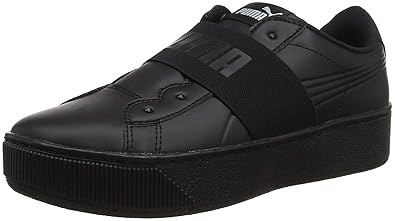 puma platform vikky black