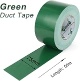 BOMEI PACK Green Duct Tape 75mm x 50m Waterproof Heavy Duty Cloth Gaffer view 2