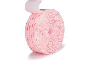 NDCADHESIVE Dual Lock SJ3560 Made of 3M Heavy Duty Reclosable Fastener 1" x 7.5Ft Industrial Strength Mounting Strips Self Mating Interlocking Hook with Strong Adhesive for Indoor Outdoor Home Office Deco