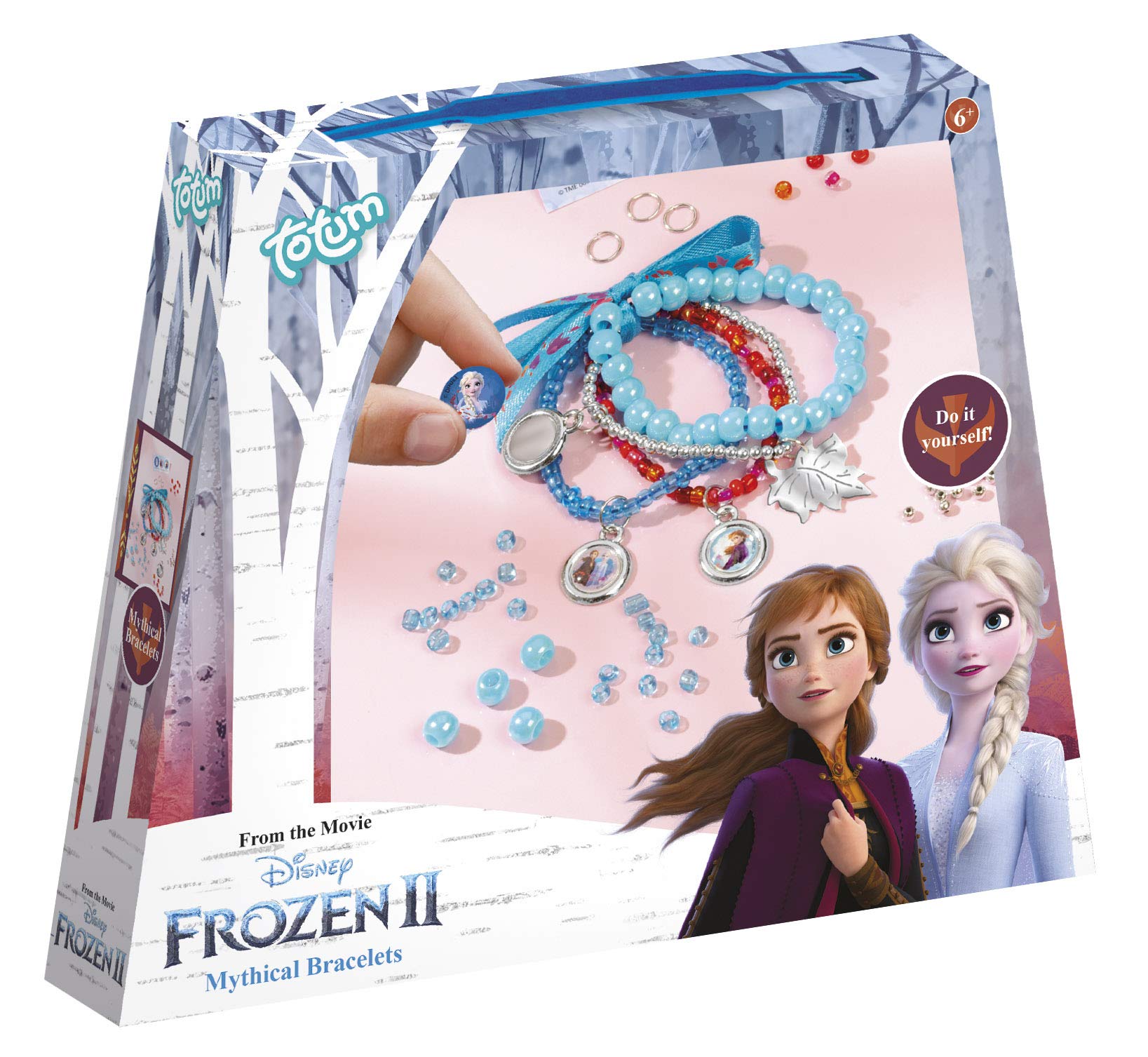 Disney Frozen II Mystical Bracelet Set: Create your own Frozen II bracelets with various charms, satin ribbons and beautiful pearls.