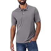 Hanes Sport Men's Polo Shirt, Men's Cool DRI Moisture-Wicking Performance Polo Shirt, Jersey Knit Performance Polo Shirt