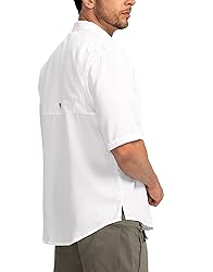 Men's Fishing Shirts with Zipper Pockets UPF