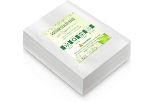 Accenter Vacuum Sealer Bags 100 Quart 8x12 Inch Commercial Grade Food Saver Bags, Seal a Meal, BPA Free, Heavy Duty, Perfect 