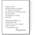 Anthony Bourdain Quote Art Print | Maybe That's Enlightenment Enough (16x20)