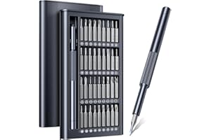 WESDUT 37-in-1 Precision Screwdriver Set, [Super Durable] Magnetic Small Screw Driver, Tiny Torx with T2 T3 T4 T5 T6 T7 T8 T9 T10 T15, Mini Repair Tool Kit for Watch, Computer, Xbox, PS3, PS4, PS5, More