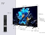 TCL 75P7K-UK 75" QLED 4K HDR Google TV with Dolby Vision Atmos 120Hz view 2