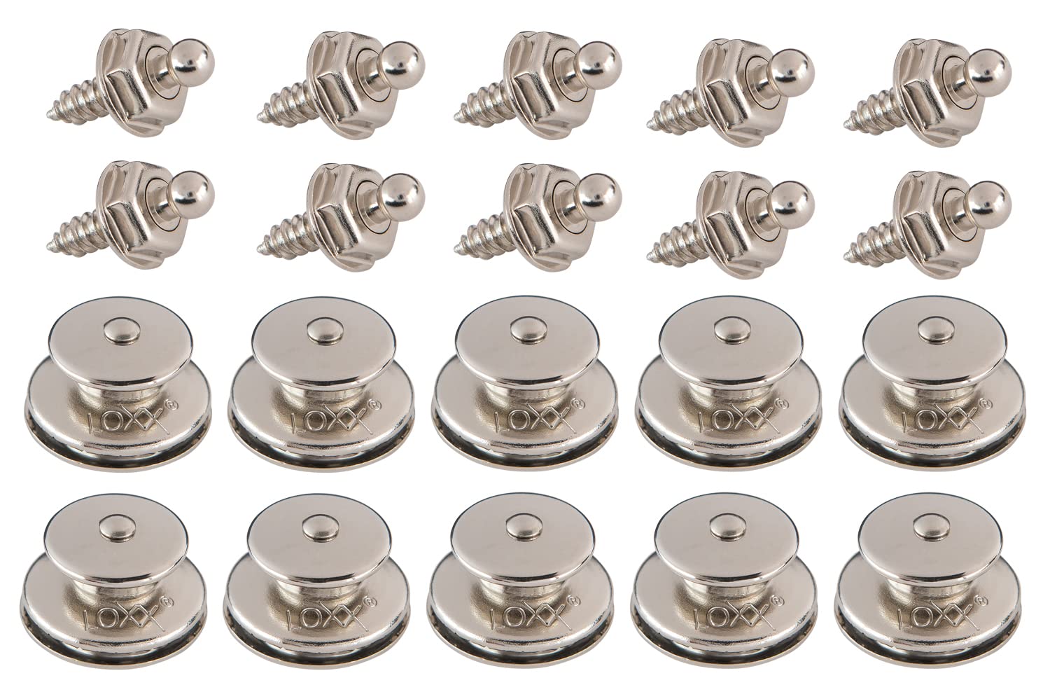 New Marine LOXX Set of 10 upper parts + self-tapping screws 4.2 x 10
