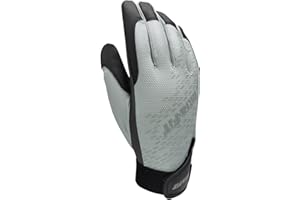 Intra-FIT Extra Grip Racquetball Glove, Quick-Dry Breathable Pickleball Gloves Light Grey (Small, Right Hand)