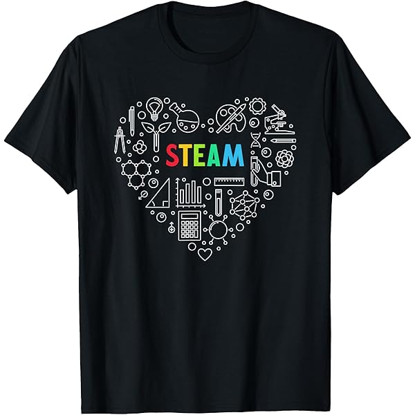 Amazon.com: STEAM Shirt Science and Art STEM Creativity Maker