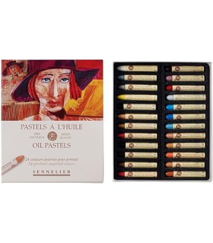 Amazon.com : Caran D'ache Neopastel Oil Pastels Set Of 24