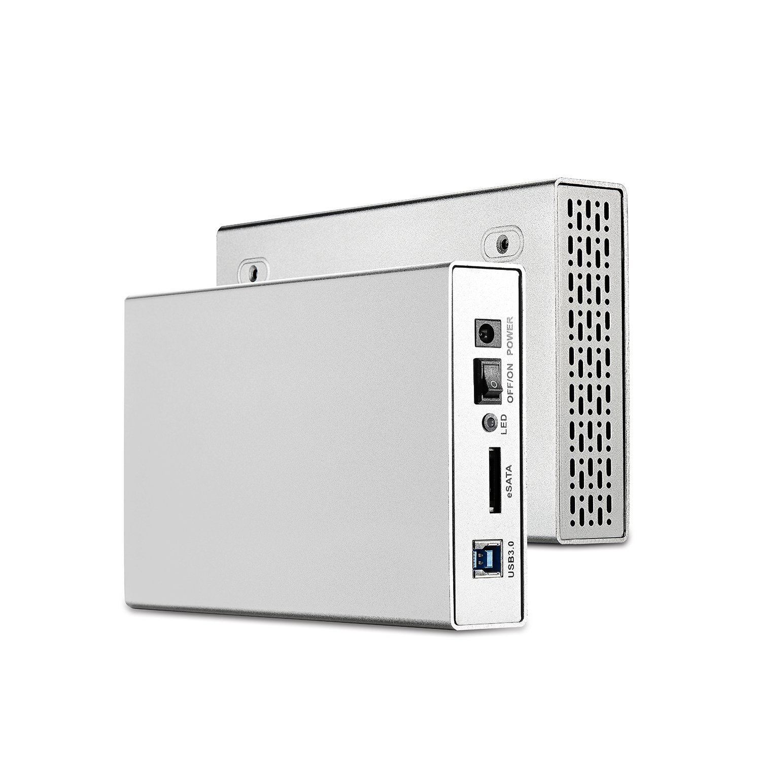 Rocketek USB 3.0 & eSATA Hard Drive Disk HDD External Enclosure Case