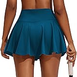 PINSPARK Women Tennis Skirts with Shorts Underneath