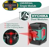 HYCHIKA Laser Level Self Leveling Dual Module 2 Lines Magnetic Base view 2