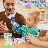DINORUN Sensory Liquid Timer Set of 3 Relaxation Lamps for Autism Stress Relief view 3