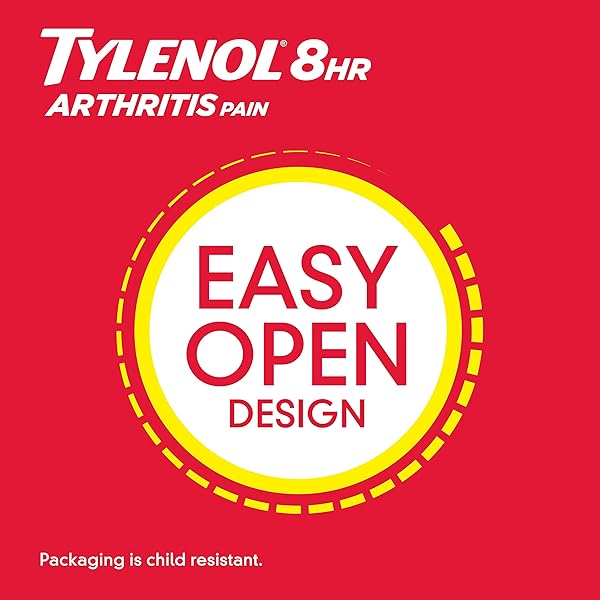 TYLENOL 8 HOUR ARTHRITIS PAIN RELIEF EXTENDED-RELEASE TABLETS, 650 MG ACETAMINOPHEN, JOINT PAIN RELIEVER & FEVER REDUCER MEDICINE, ORAL PAIN RELIEVER FOR ARTHRITIS & JOINT PAIN, 24 COUNT