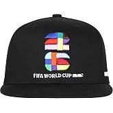 Outerstuff FIFA World Cup 2026 Mens Event Flatbrim Snapback Hat, Black, One Size