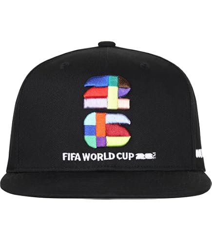 Amazon.com: 2026 FIFA World Cup Black Pro Crown Snapback Wool Hat