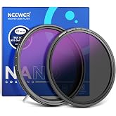 NEEWER HD True Colors 67mm Variable ND Filter ND2-512 (1-9 Stops), VND Filter &amp; Magnetic ND32 Lens Filter, Multi Coated Neutral Density Filter, No Color Shift/No X Cross/No Vignetting