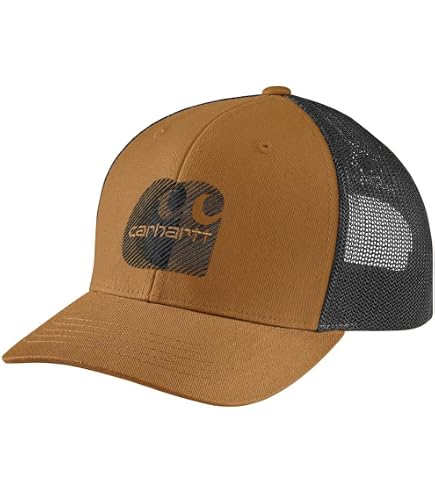 Amazon.com: Canvas Mesh-Back C Patch Cap : Clothing, Shoes  display picture 3
