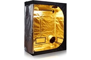 TopoGrow Hydroponic 60"X32"X80" Large Grow Tent High Reflective Mylar Growing Tents with Floor Tray Indoor Garden Dark Grow Room for Indoor Plant Growing, Gardening & Germination