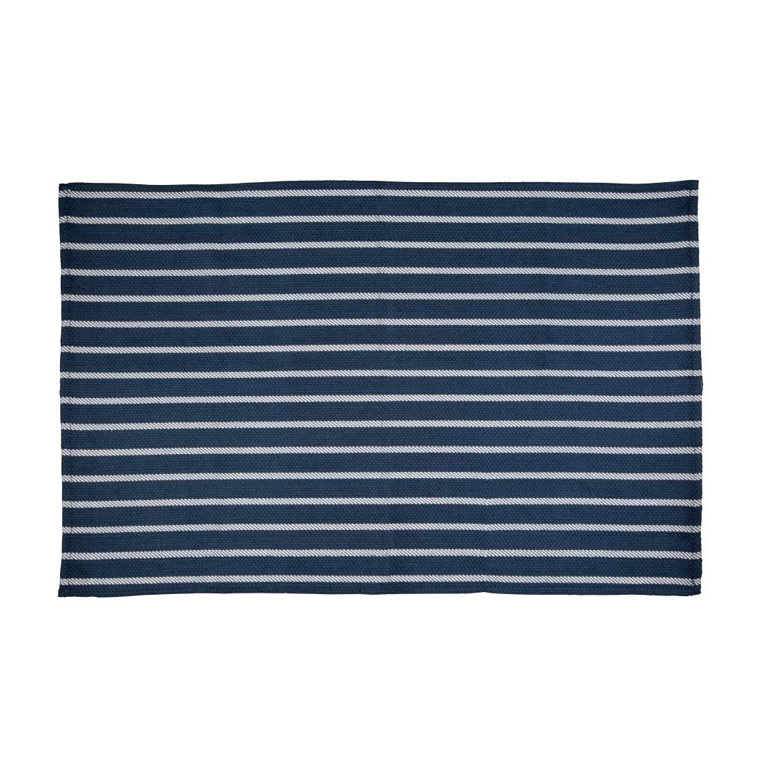 Vogue Butchers Stripe Chef Tea Towel - Thick, Absorbent and Rapid Drying CE146