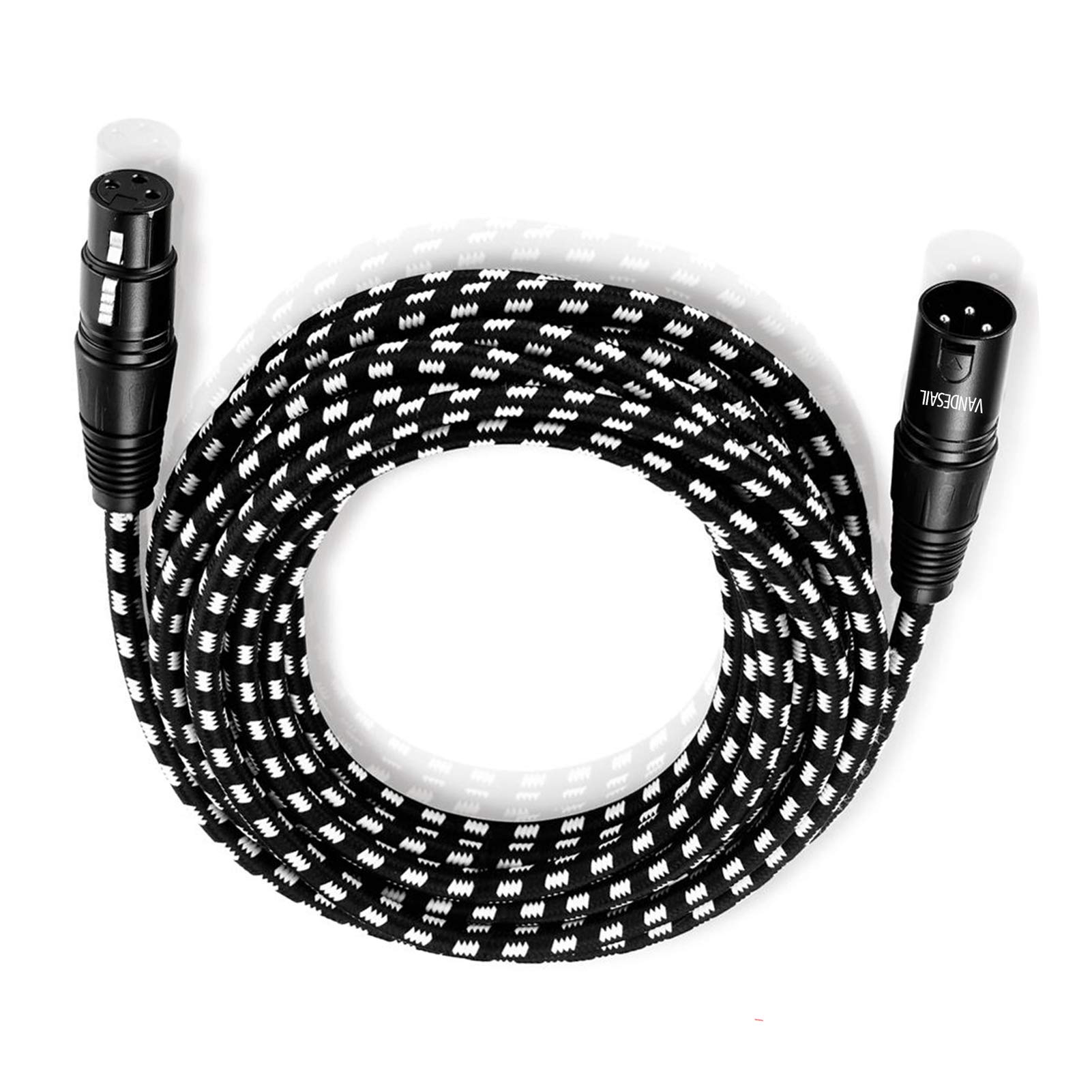VANDESAIL XLR Cable, 50ft Microphone Cable, XLR