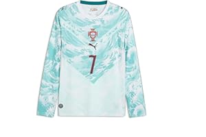 Puma Mens FA Portugal Away Long Sleeve Jersey Replica