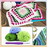 SUVSOON 10mm Crochet Hook Ergonomic Soft Handle Random Color view 6