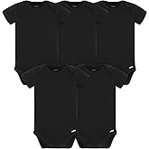 Gerber baby-boys 5 Pack Onesies Multi-packs Bundle Interlock 180 Gsm